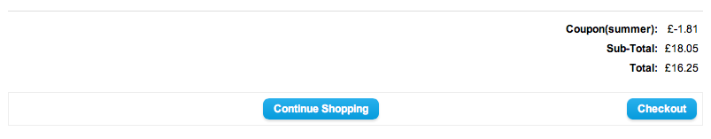 Coupon help - Apply your code, the discount is shown beneath 