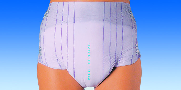 MolICare Super Plus Plastic Backed Nappies