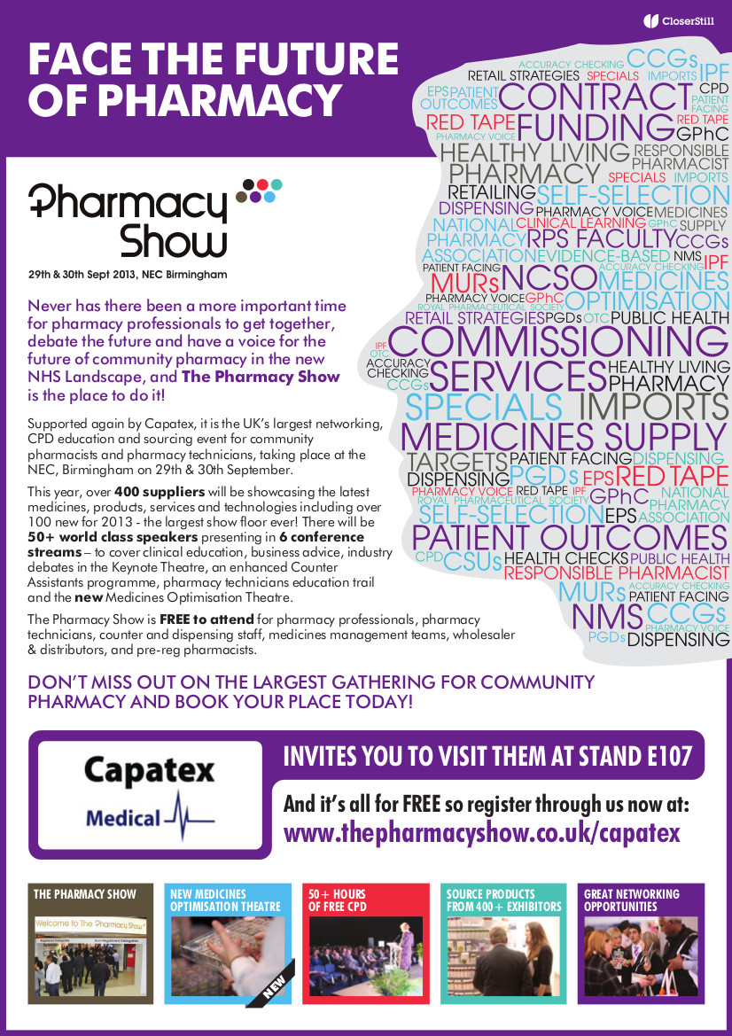 Capatex at the Pharmacy Show