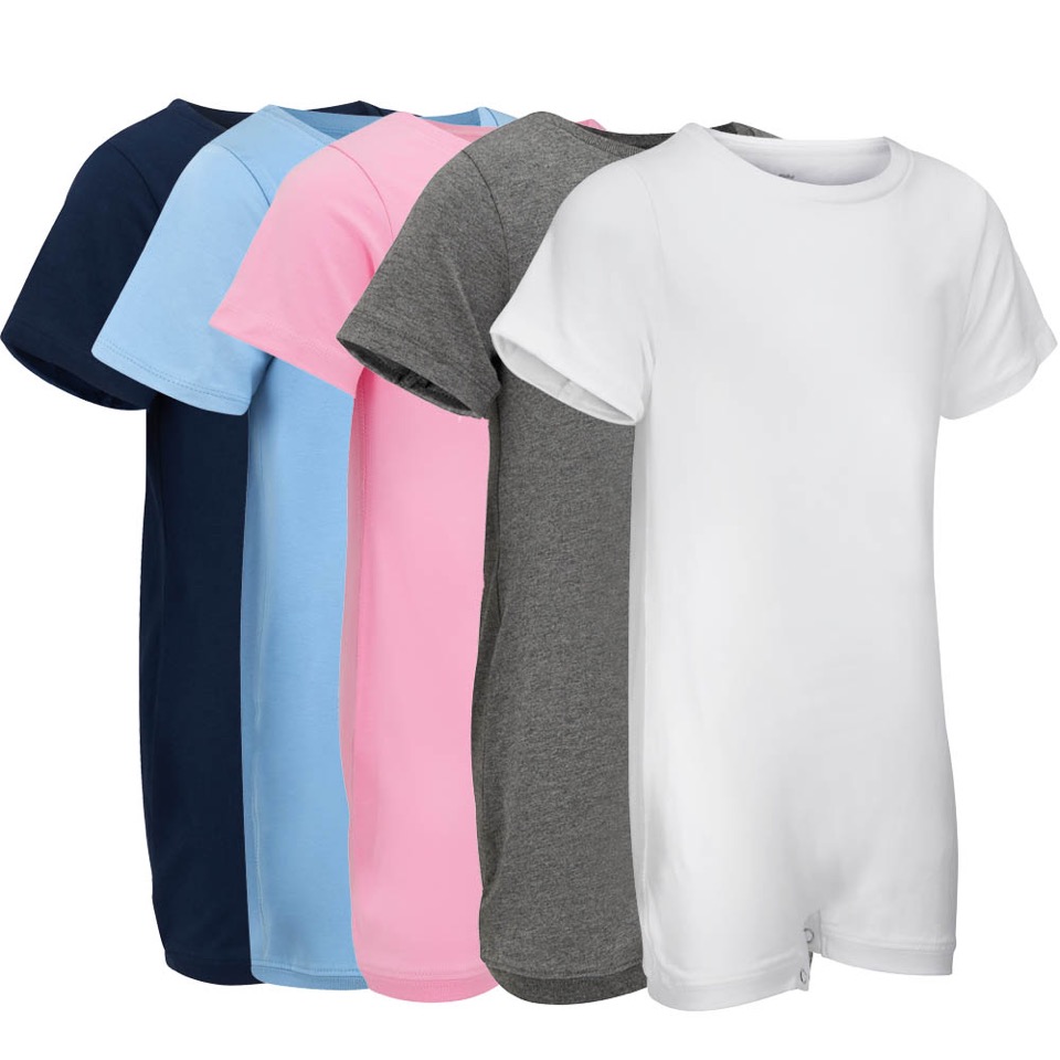 popper vests for older or larger children that wear nappies